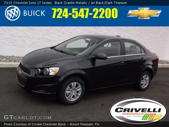 2015 Chevrolet Sonic LT Sedan in Black Granite Metallic