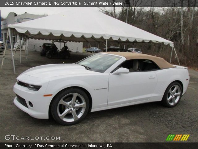2015 Chevrolet Camaro LT/RS Convertible in Summit White