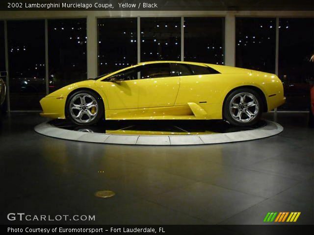 2002 Lamborghini Murcielago Coupe in Yellow