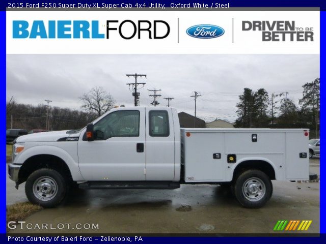 2015 Ford F250 Super Duty XL Super Cab 4x4 Utility in Oxford White