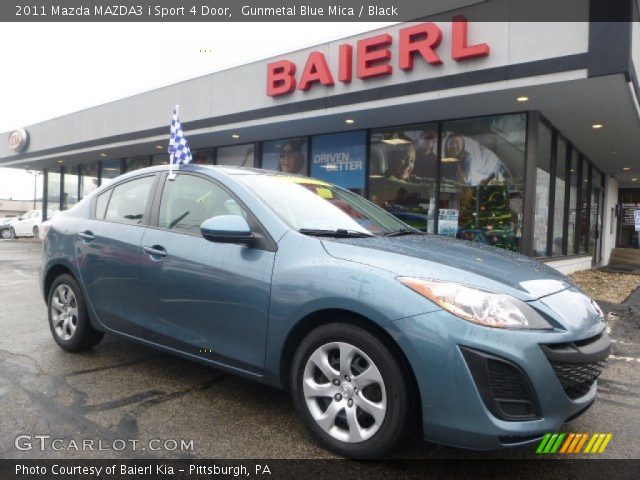 2011 Mazda MAZDA3 i Sport 4 Door in Gunmetal Blue Mica