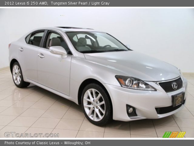 2012 Lexus IS 250 AWD in Tungsten Silver Pearl