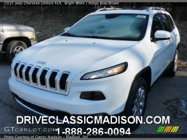 2015 Jeep Cherokee Limited 4x4 in Bright White