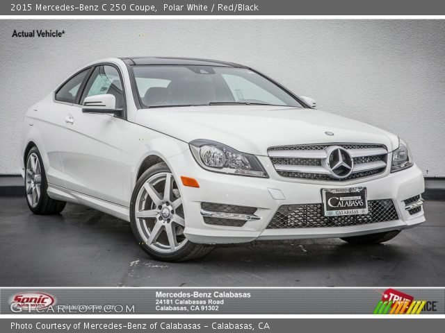 2015 Mercedes-Benz C 250 Coupe in Polar White