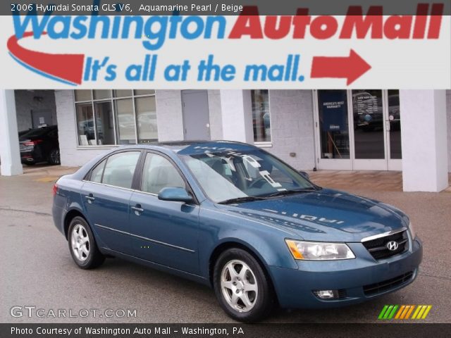 2006 Hyundai Sonata GLS V6 in Aquamarine Pearl