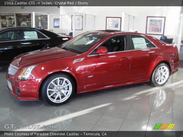 2009 Cadillac CTS -V Sedan in Crystal Red