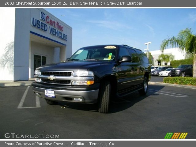 2003 Chevrolet Suburban 1500 LS in Dark Gray Metallic