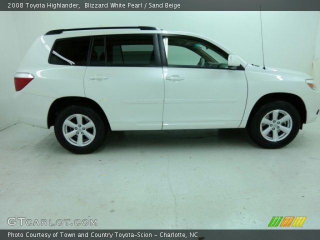 2008 Toyota Highlander  in Blizzard White Pearl