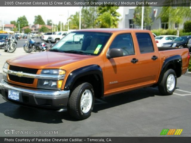2005 Chevrolet Colorado LS Crew Cab in Sunburst Orange Metallic