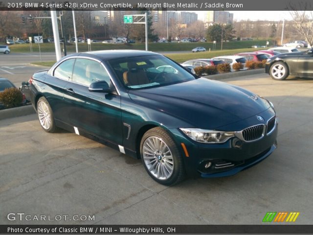 2015 BMW 4 Series 428i xDrive Convertible in Midnight Blue Metallic