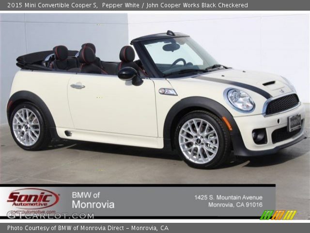 2015 Mini Convertible Cooper S in Pepper White
