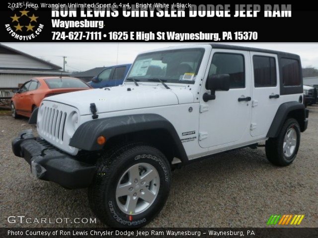 2015 Jeep Wrangler Unlimited Sport S 4x4 in Bright White