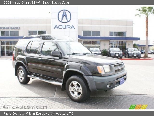 2001 Nissan Xterra SE V6 in Super Black