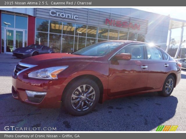 2015 Nissan Altima 2.5 S in Cayenne Red