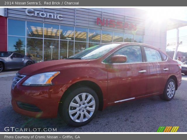 2014 Nissan Sentra S in Red Brick
