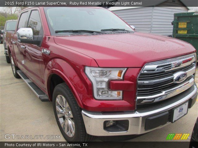 2015 Ford F150 Lariat SuperCrew in Ruby Red Metallic