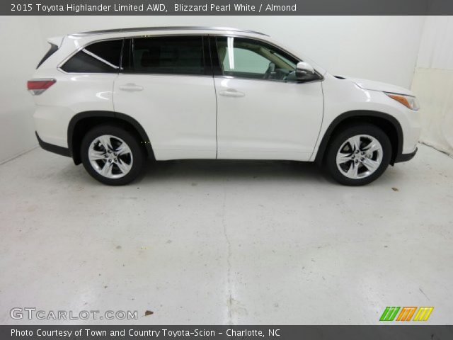 2015 Toyota Highlander Limited AWD in Blizzard Pearl White