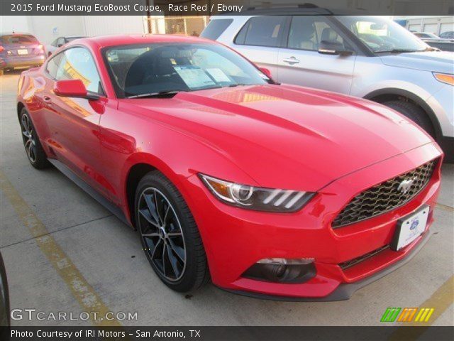 2015 Ford Mustang EcoBoost Coupe in Race Red