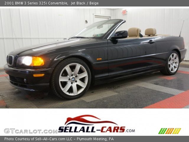 2001 BMW 3 Series 325i Convertible in Jet Black