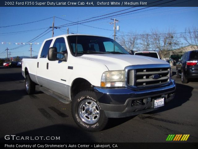 2002 Ford F350 Super Duty Lariat Crew Cab 4x4 in Oxford White