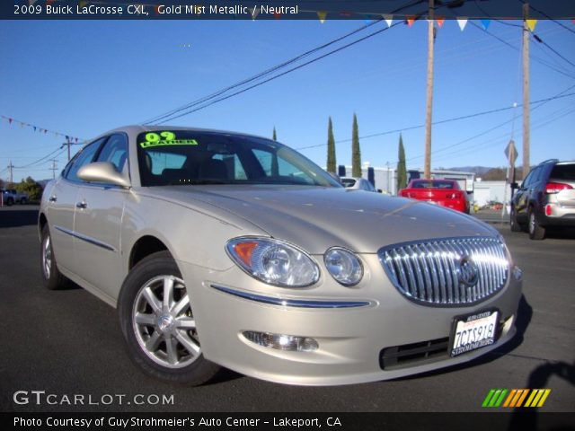 2009 Buick LaCrosse CXL in Gold Mist Metallic