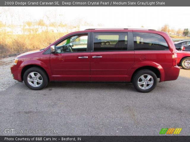 2009 Dodge Grand Caravan SE in Deep Crimson Crystal Pearl
