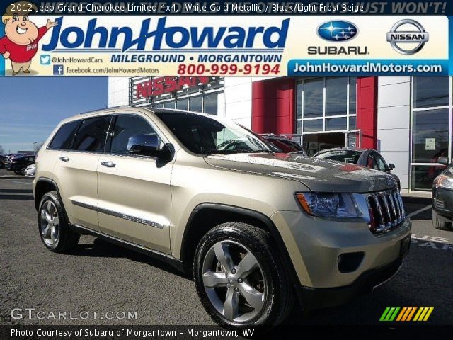 2012 Jeep Grand Cherokee Limited 4x4 in White Gold Metallic