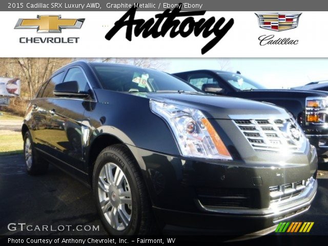 2015 Cadillac SRX Luxury AWD in Graphite Metallic