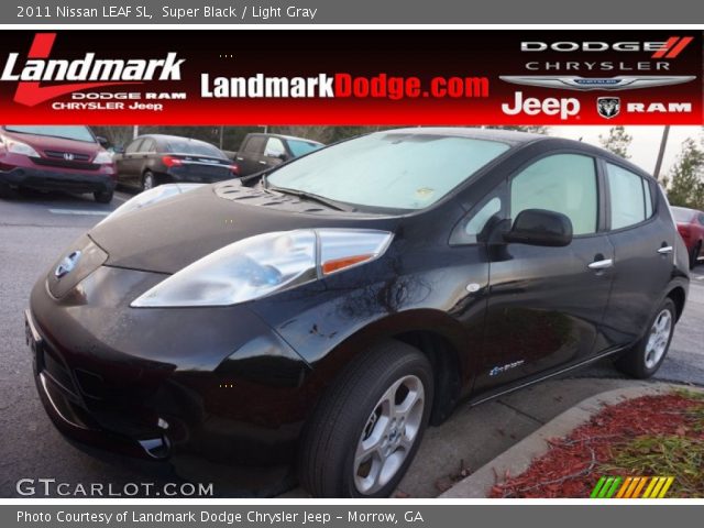 2011 Nissan LEAF SL in Super Black