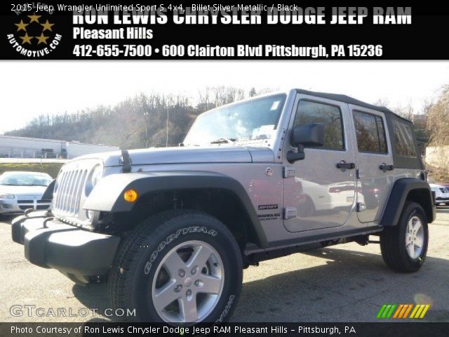 2015 Jeep Wrangler Unlimited Sport S 4x4 in Billet Silver Metallic