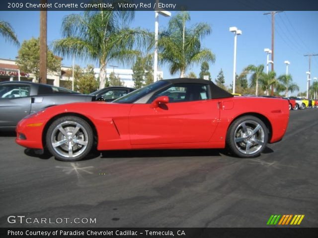 2009 Chevrolet Corvette Convertible in Victory Red