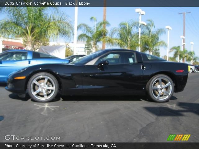2009 Chevrolet Corvette Coupe in Black
