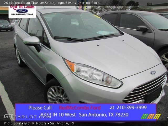 2014 Ford Fiesta Titanium Sedan in Ingot Silver