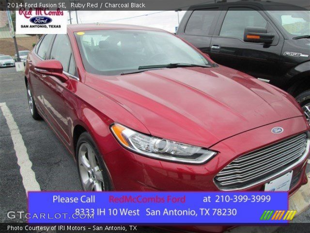 2014 Ford Fusion SE in Ruby Red