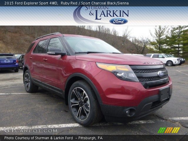 2015 Ford Explorer Sport 4WD in Ruby Red