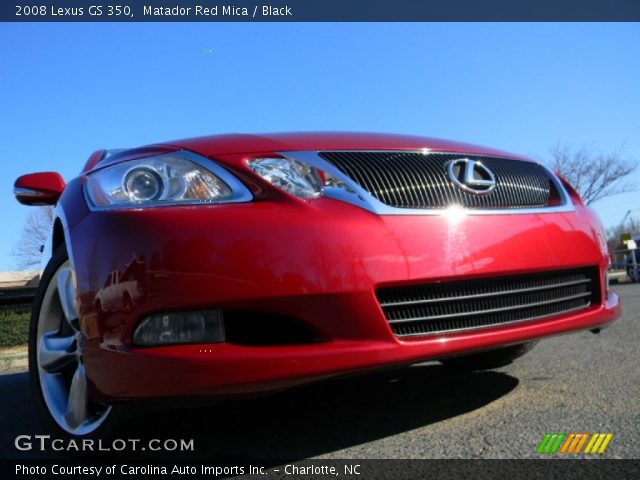 2008 Lexus GS 350 in Matador Red Mica