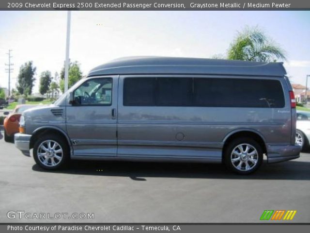 2009 Chevrolet Express 2500 Extended Passenger Conversion in Graystone Metallic