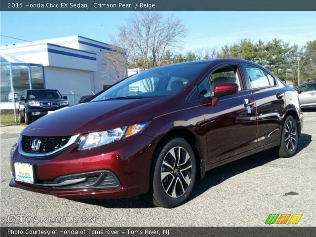 2015 Honda Civic EX Sedan in Crimson Pearl