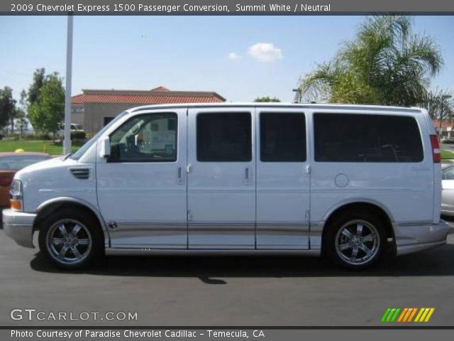 2009 Chevrolet Express 1500 Passenger Conversion in Summit White