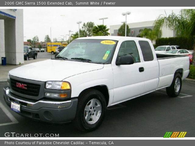 2006 GMC Sierra 1500 Extended Cab in Summit White