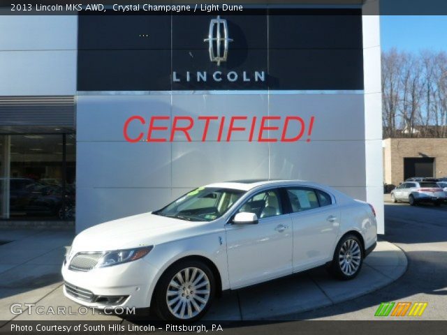 2013 Lincoln MKS AWD in Crystal Champagne