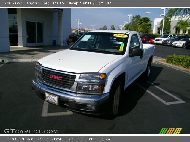 2006 GMC Canyon SL Regular Cab in Olympic White