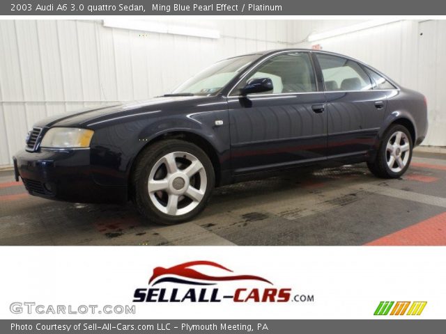 2003 Audi A6 3.0 quattro Sedan in Ming Blue Pearl Effect