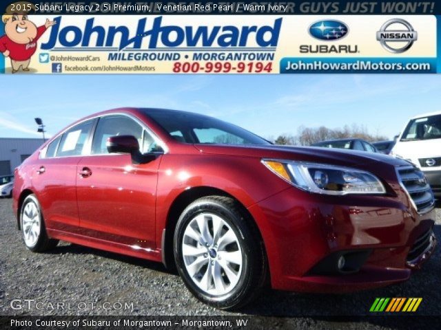 2015 Subaru Legacy 2.5i Premium in Venetian Red Pearl