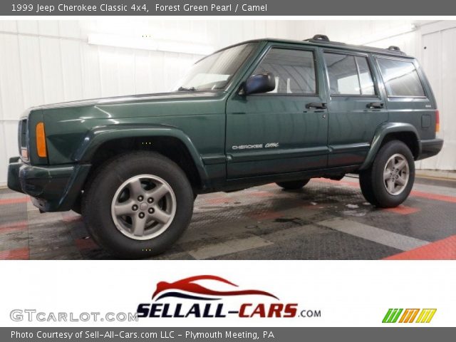 1999 Jeep Cherokee Classic 4x4 in Forest Green Pearl