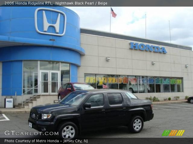 2006 Honda Ridgeline RTL in Nighthawk Black Pearl