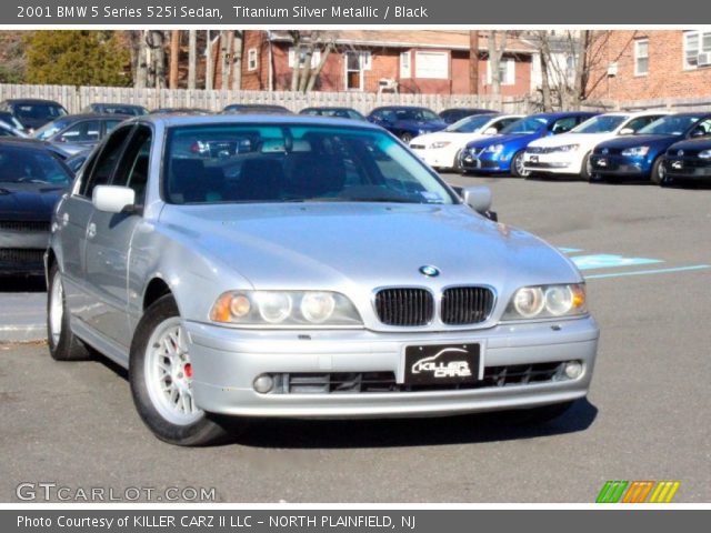 2001 BMW 5 Series 525i Sedan in Titanium Silver Metallic