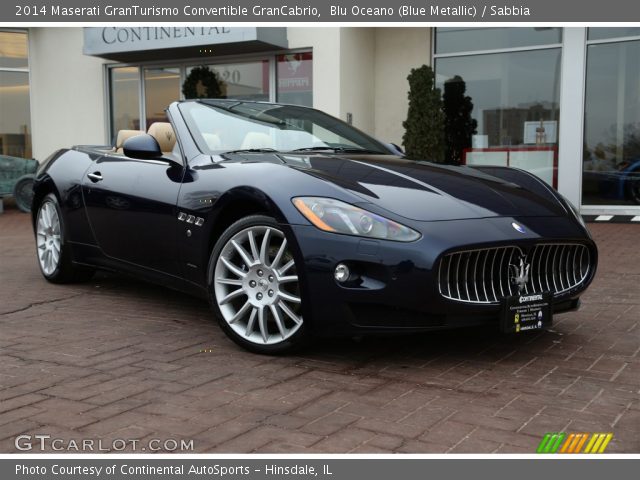 2014 Maserati GranTurismo Convertible GranCabrio in Blu Oceano (Blue Metallic)