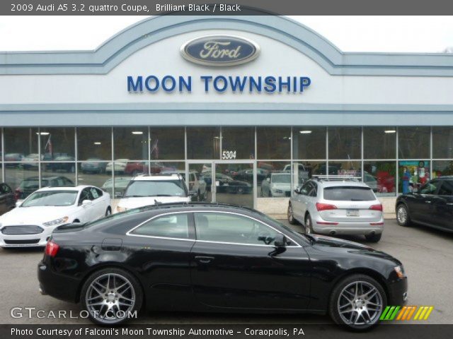 2009 Audi A5 3.2 quattro Coupe in Brilliant Black