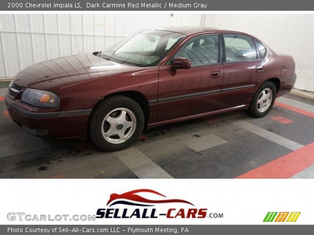 2000 Chevrolet Impala LS in Dark Carmine Red Metallic